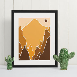 arte moderna boho impressão de parede