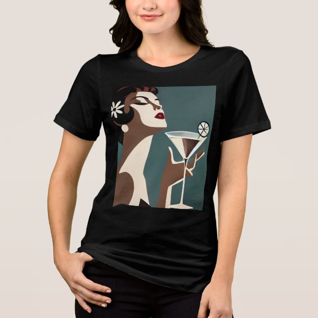 Arte Moderna de Meados do Século A Martini DIva (Frente)