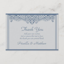 Arte Moderna Deco Obrigado Cartões