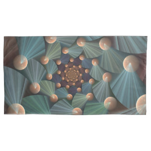 Arte moderna do Fractal com o azul da ardósia de