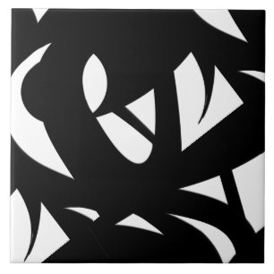 Arte Moderna Incrível Preto e Branco