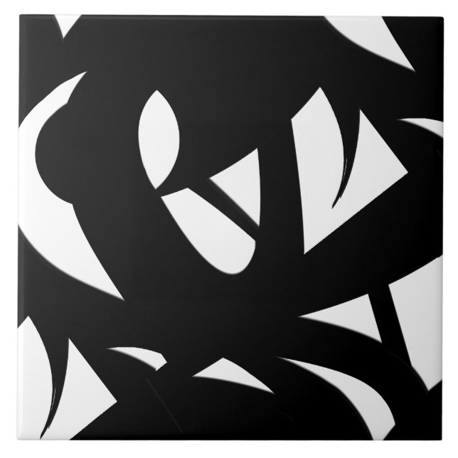 Arte Moderna Incrível Preto e Branco (Frente)