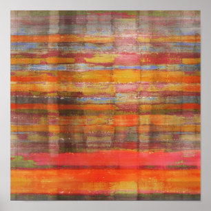 Arte Moderna Quadrada Gobi Desert Poster