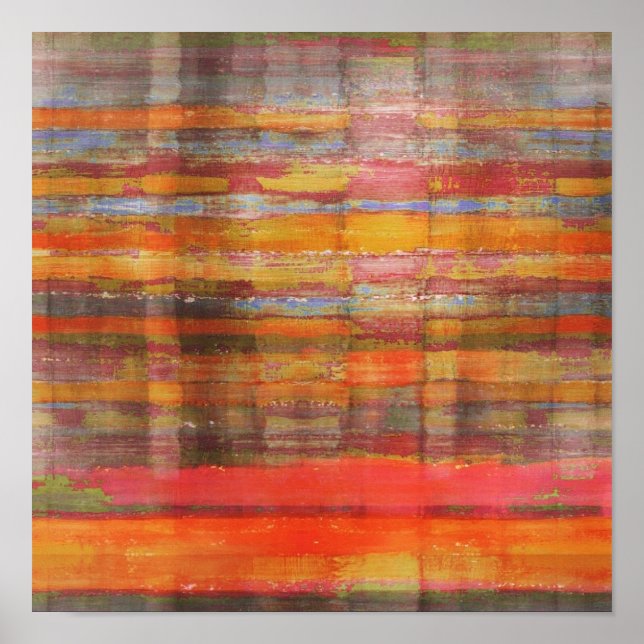 Arte Moderna Quadrada Gobi Desert Poster (Frente)