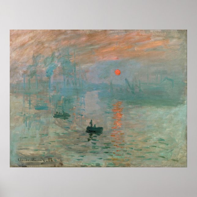 ARTE - MONET CLAUDE - SUNRISMO DE IMPRESSÃO (Frente)