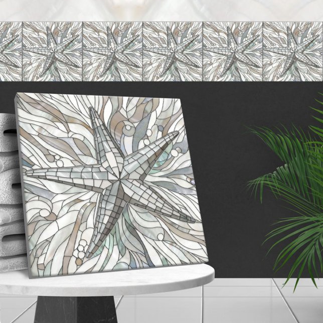 Arte mosaica de Starfish - Mãe da pérola (Criador carregado)