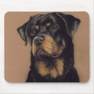Arte Mousepad do cão de "Rottweiler"