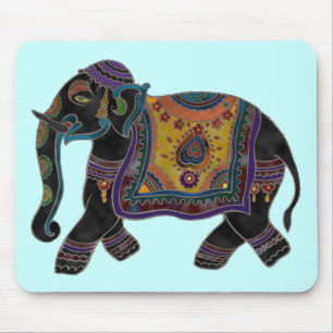 Arte Mousepad do elefante indiano