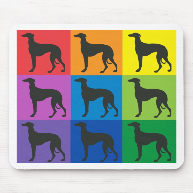 Arte Mousepad do galgo (Frente)