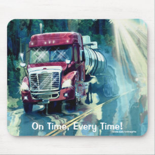 Arte Mousepad do transporte do caminhão de entreg