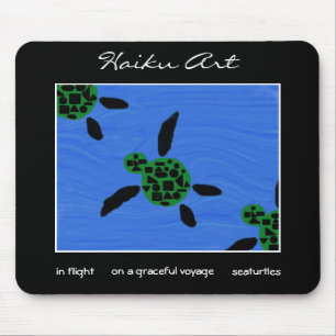 Arte Mousepad dos haicais de Seaturtles