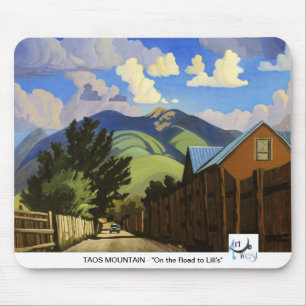 Arte MOUSEPAD ocidental - montanha de Taos