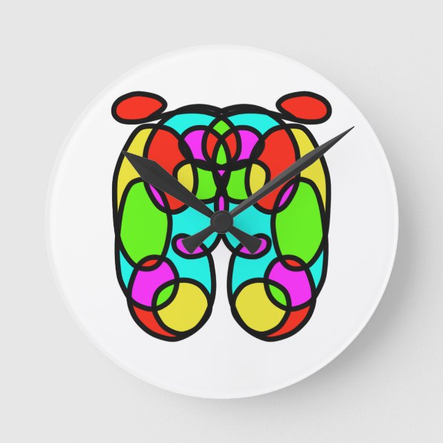 Arte na parede do relógio (Frente)