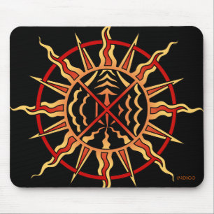 Arte nativa Mousepad dos primeiros presentes de