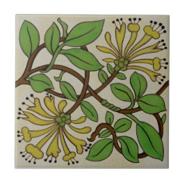 Arte Nouveau Arte Amarelo de Honeysuckart Antique