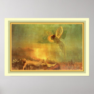 Arte Nouveau "outra vez" 13 x 19 Home poster
