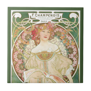 Arte Nova Antiga, Champenois por Alphonse Mucha