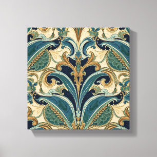 Arte Nova Antiga Decoração Majólica Floral Artesan