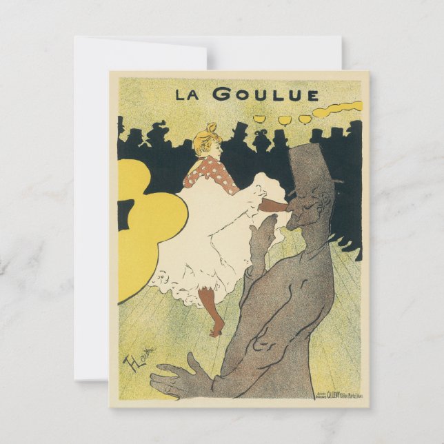 Arte Nova Antiga, La Goulue por Toulouse Lautrec (Frente)