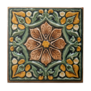 Arte Nova Antiga Ofícios Florais Majólica