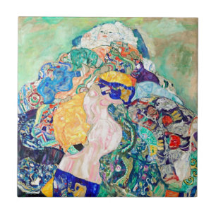 Arte Nova Fina Gustav Klimt Bebê Vintage
