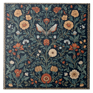 Arte Nova Floral Ornitológico Botânico Vintage Ele