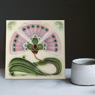 Arte Novo Decoração de Parede Floral Vintage Deco