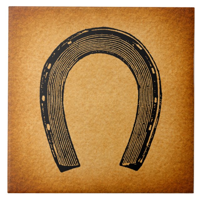 Arte Ocidental em Ferradura Vintage Antiguidade (Frente)