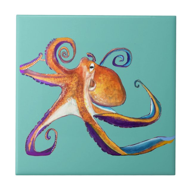 Arte octopus sealife (Frente)