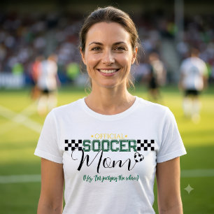 Arte Oficial de Mãe de Futebol Engraçada Julgando