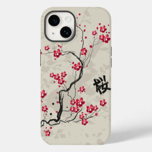 Arte oriental legal da flor de cerejeira de Sakura