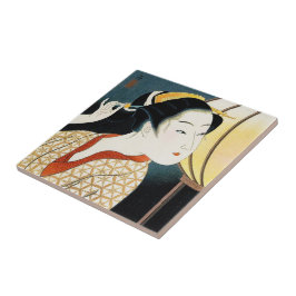 Arte oriental legal da senhora da gueixa de Takane