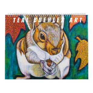 Arte original - calendário dos animais e das