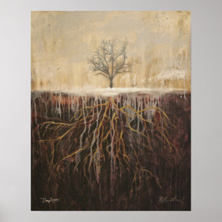 Arte original "Deep Roots" de Beth Morrell poster