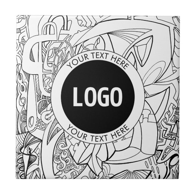 Arte Original Moderna e Seu Logotipo (Frente)