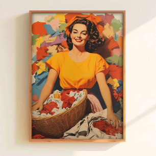 Arte para Lavanderia Impressão de Arte do Dia da L
