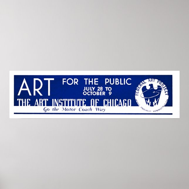Arte para o público - Poster WPA - (Frente)