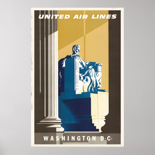 Arte Personalizada de Poster de Viagem Antigo de W (Frente)