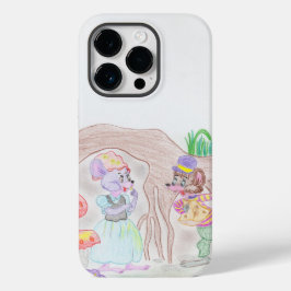 Arte personalizada para crianças, dois ratinhos fo