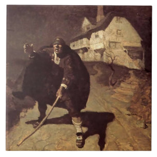 Arte Pirata “Blind Pew” por NC Wyeth