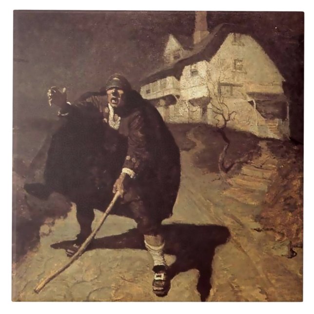 Arte Pirata “Blind Pew” por NC Wyeth (Frente)