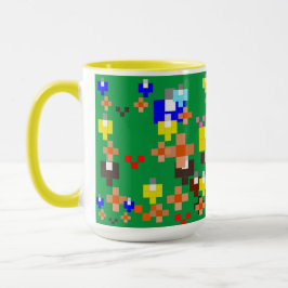 Arte Pixel Impressionismo - Canecas de Verão
