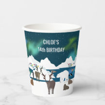 Arte Polar Árctica Reindeer Walrus Orca Narwhal Fo