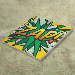 Arte Pop de Quadrinhos Retrô Divertido ZAP