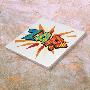 Arte Pop de Quadrinhos Retrô Divertido ZAP