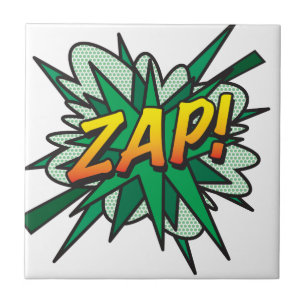 Arte Pop de Quadrinhos Retrô Divertido ZAP