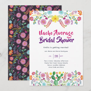 Arte popular de convite para casamento da FIESTA m