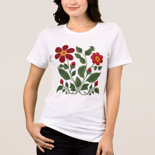 Arte Popular Flores Vermelhas