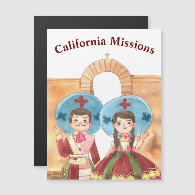 Arte popular mexicana de bonecos na Missão SjC (Frente/Verso)