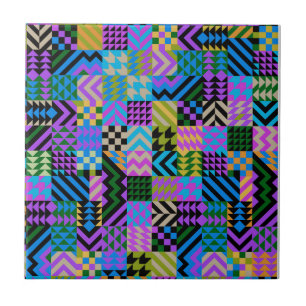 Arte popular tribal - Azul